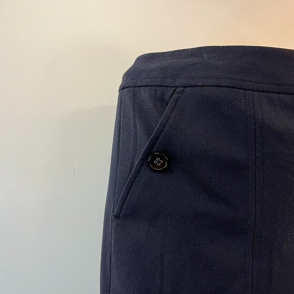 Charter Club Women's Navy Straight Midi Skirt - Size 14 - NWT - Picture 2 of 4
